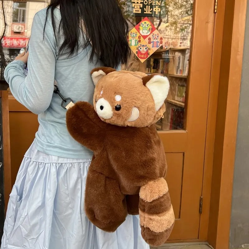 LoungeYard | Fluffy Teddy Bear Shoulder Bag — product view 5
