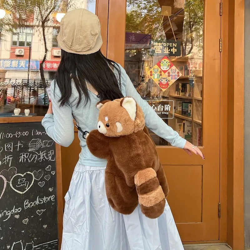 LoungeYard | Fluffy Teddy Bear Shoulder Bag — product view 4