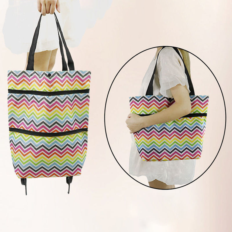 LoungeYard | Foldable Shopping Trolley Tote Bag — product view 5