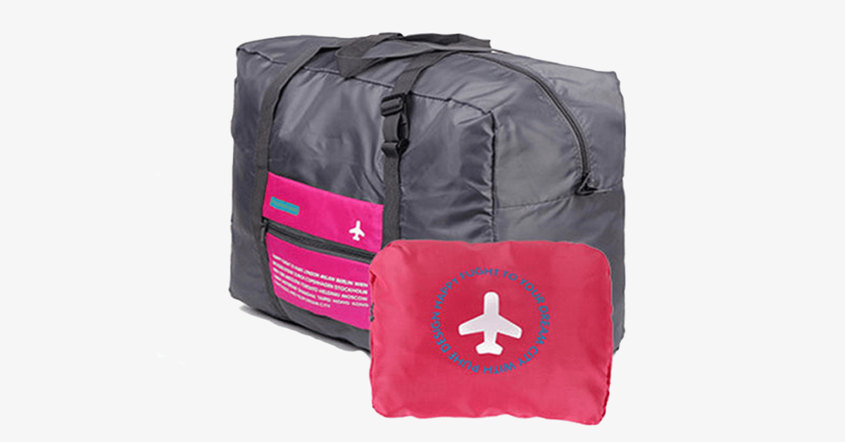 LoungeYard | Foldable Duffel Bag - Made from nylon with durability - Adjustable straps - Sturdy handle - Foldable design — product view 6
