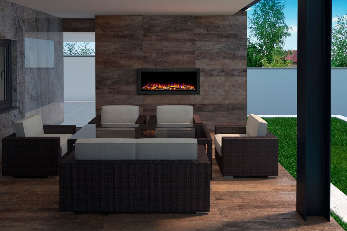 Simplifire Forum Built-In Outdoor Heatless Electric Fireplace (SF-OD43/SF-OD55) — product view 4