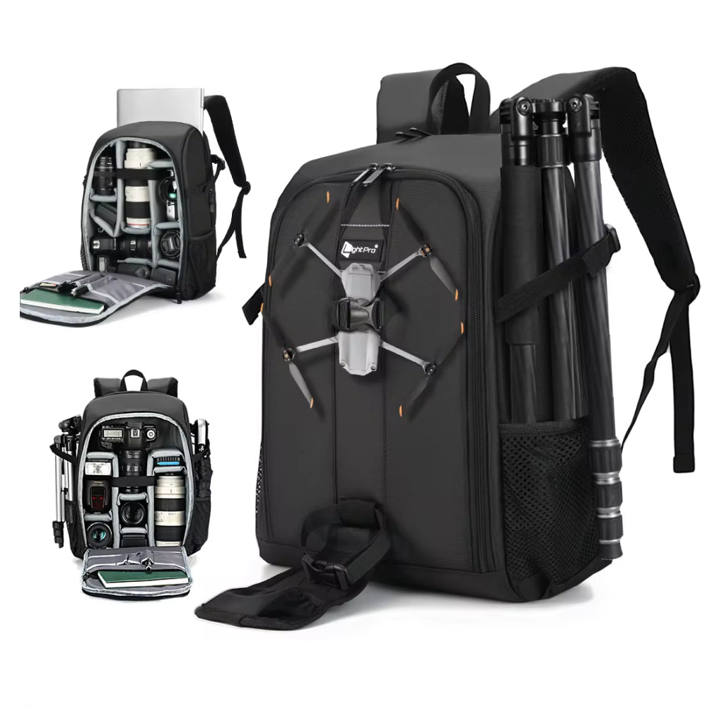 LoungeYard | Professional Camera Bag Backpack - Waterproof, Spacious, and Ideal for DSLR Gear — product view 1