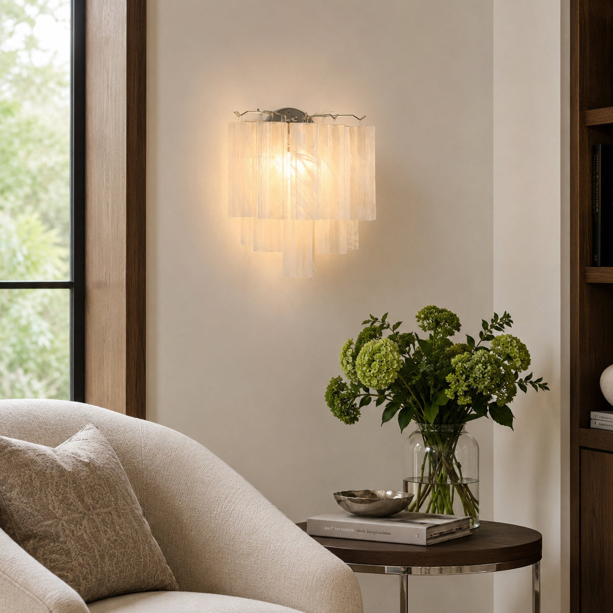 Gabriella Tiered Glass Wall Sconce — product view 2