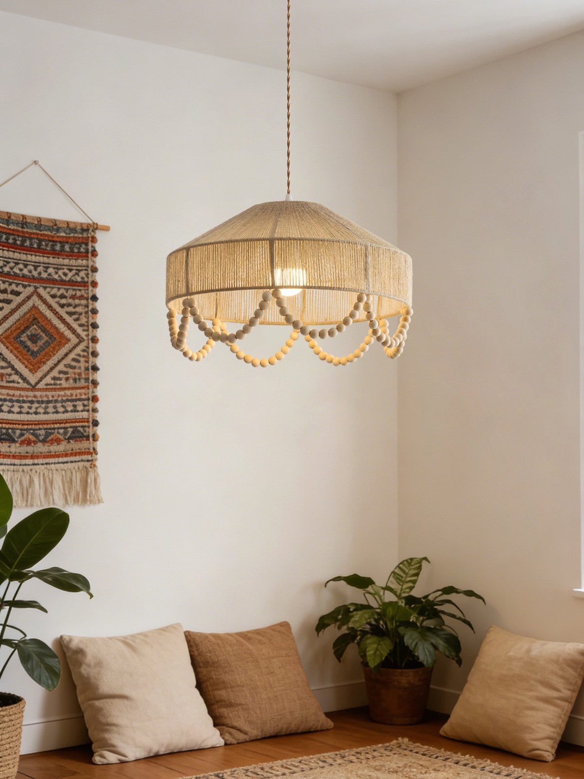 Garland Hemp Rope Pendant Lamp — product view 6