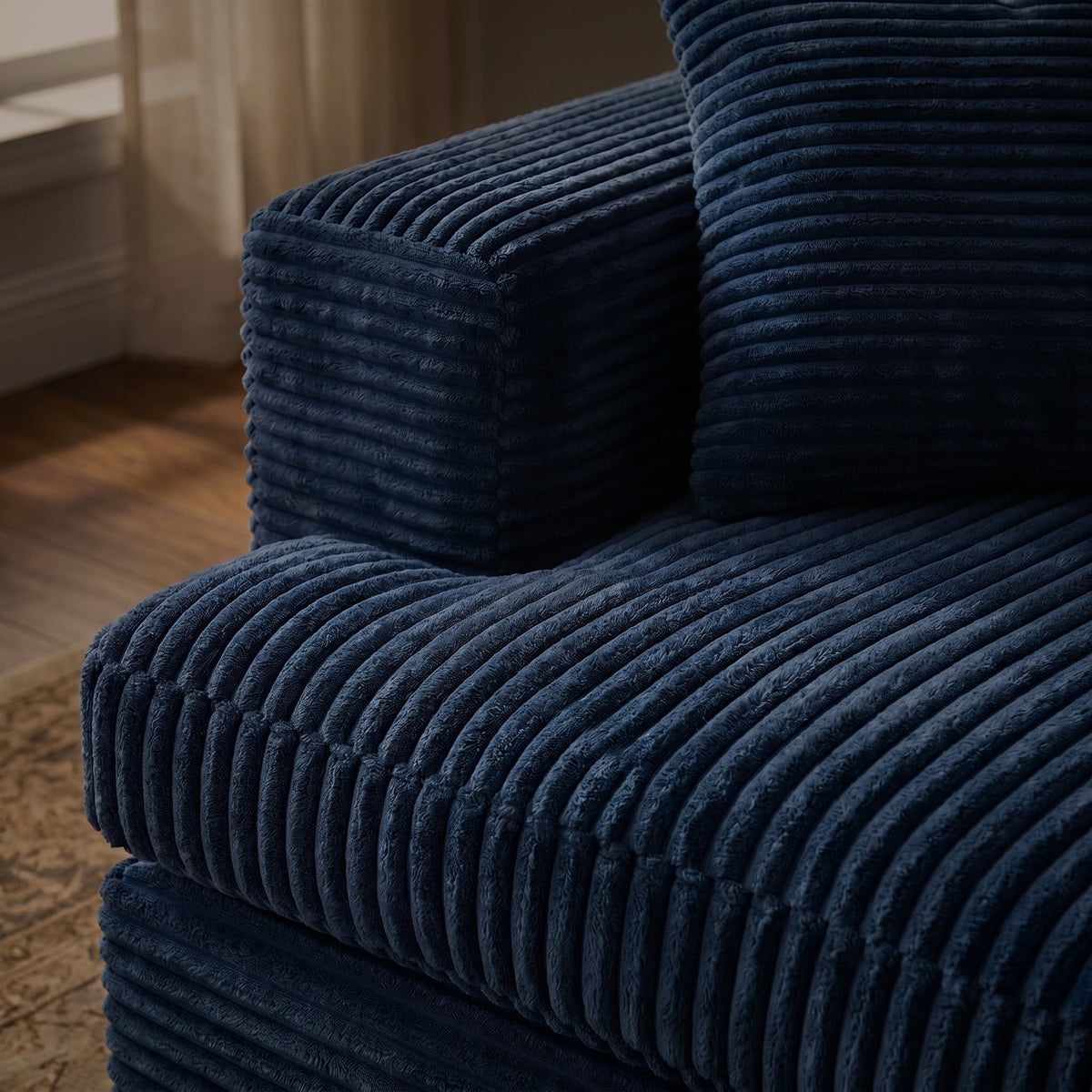 Cloud Sofa | Standard L-Shape Corduroy Sectional — product view 6