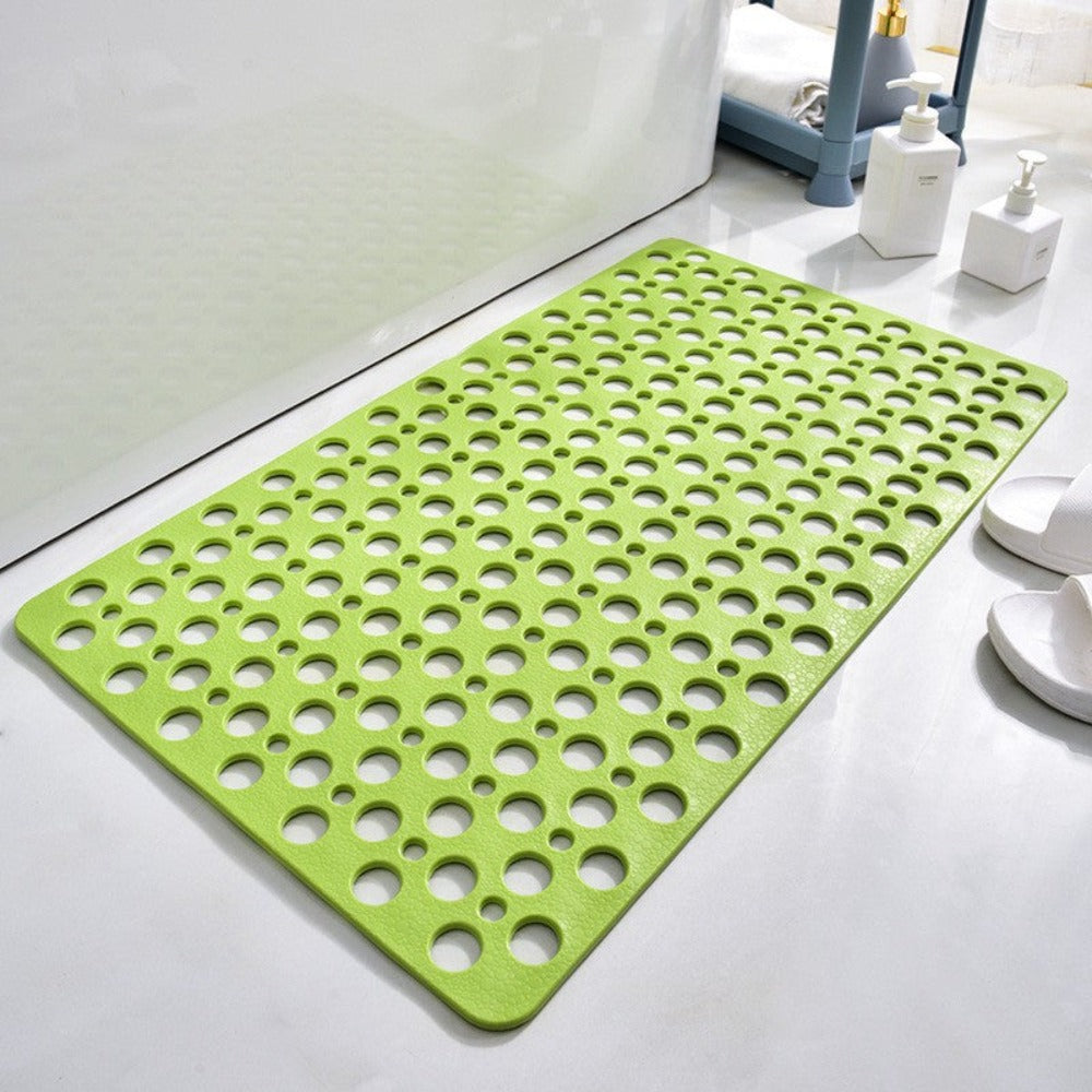 LoungeYard | Non-slip antibacterial bath mat with suction cups | Safe and hygienic bathing solution for families — product view 2