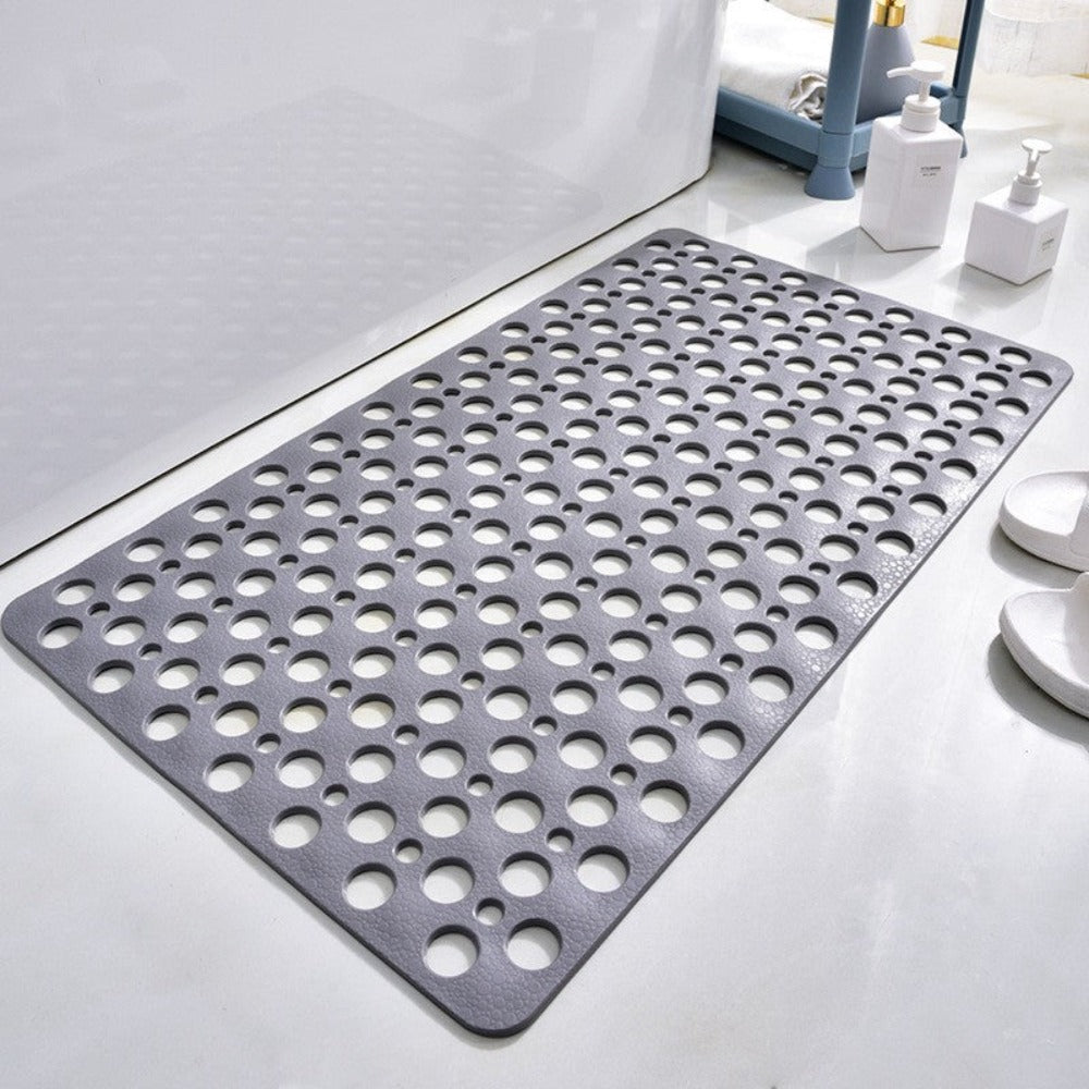 LoungeYard | Non-slip antibacterial bath mat with suction cups | Safe and hygienic bathing solution for families — product view 7