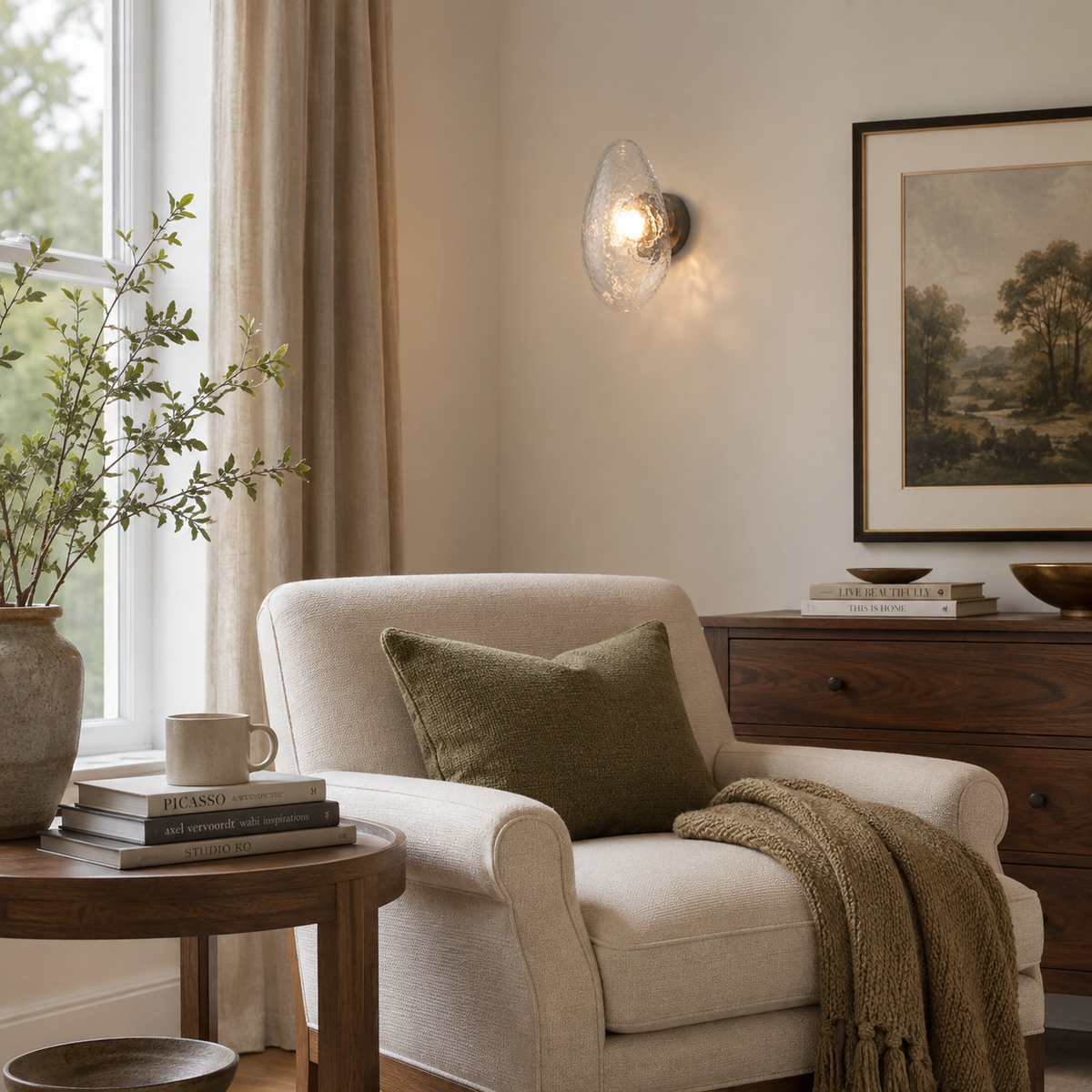 Gutta Glass Wall Sconce — product view 6