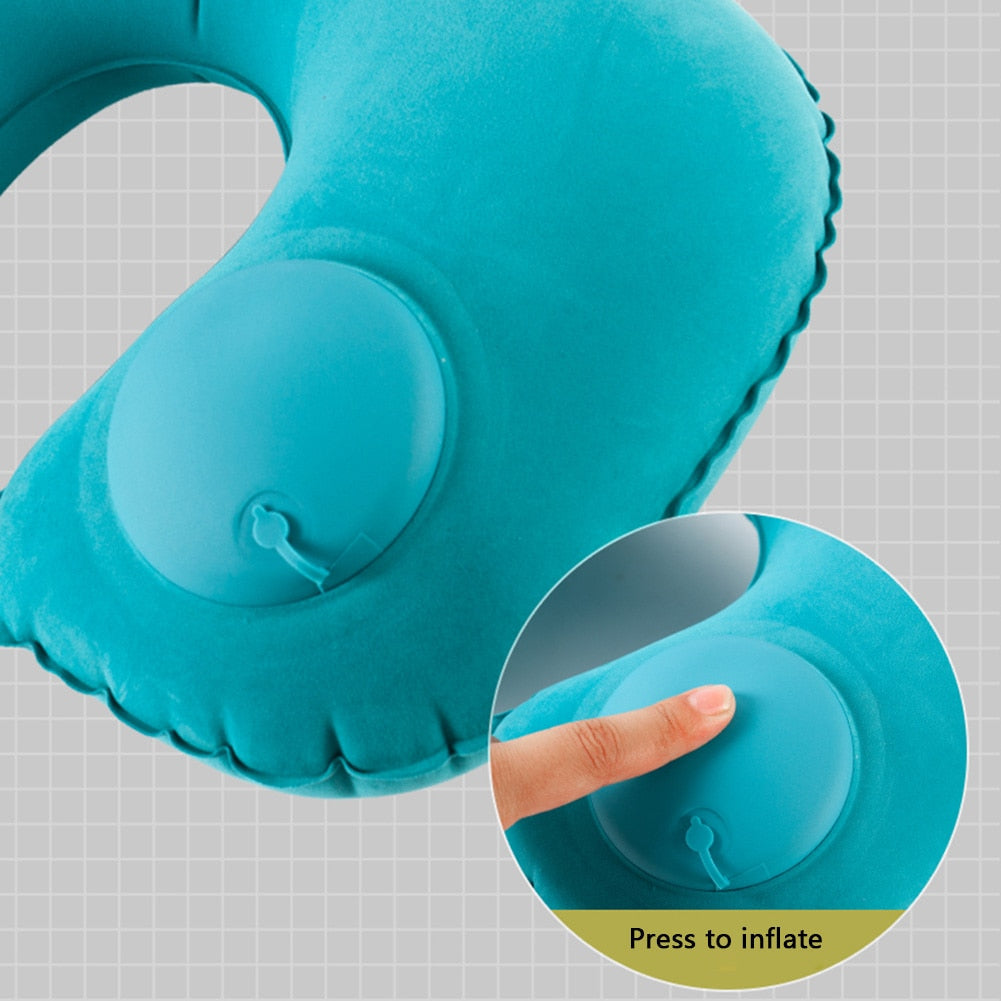 LoungeYard | Air Rest Inflatable Easy Pump Neck Pillow — product view 3