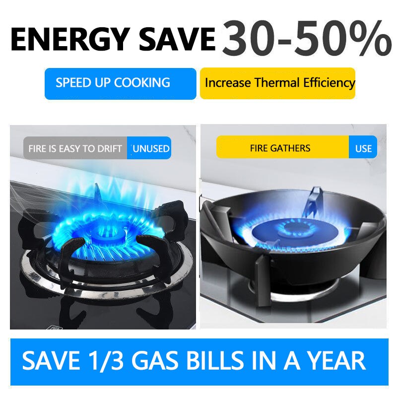 LoungeYard | Energy Saving Gas Stove Protector Bracket — product view 4