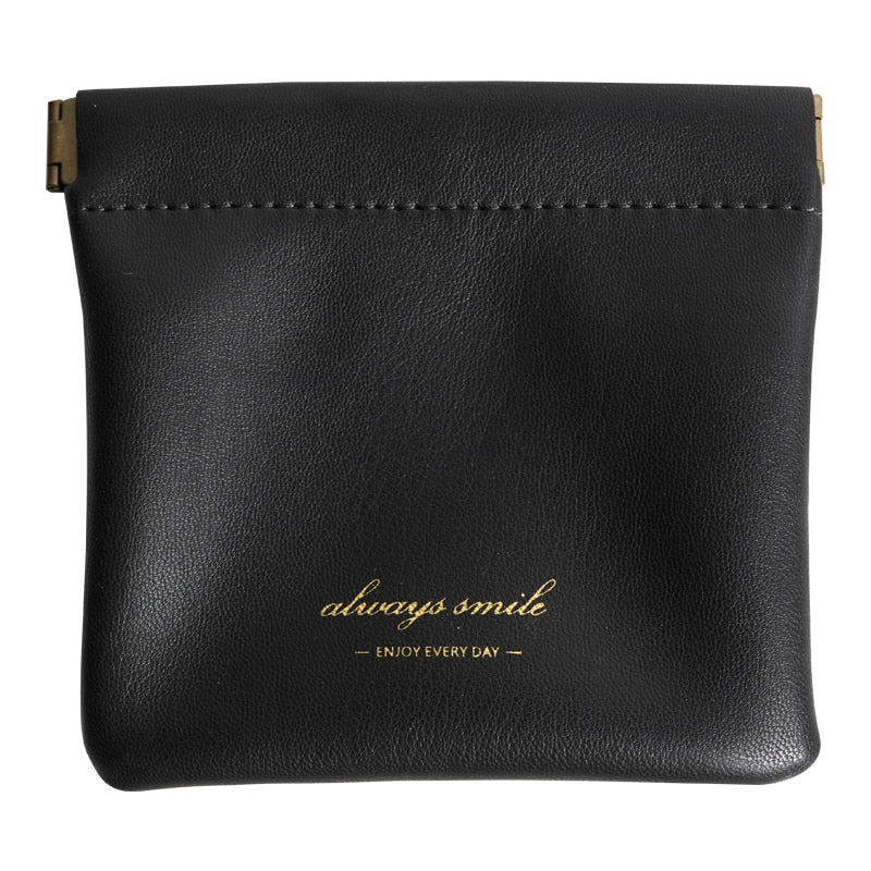LoungeYard | Waterproof Mini Leather Makeup Bag — product view 1