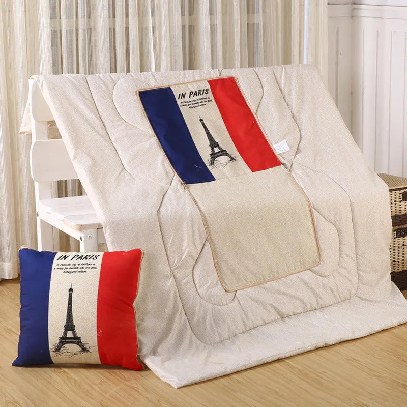 LoungeYard | Cozy Convertible Pillow Quilt Combo Blanket — product view 2