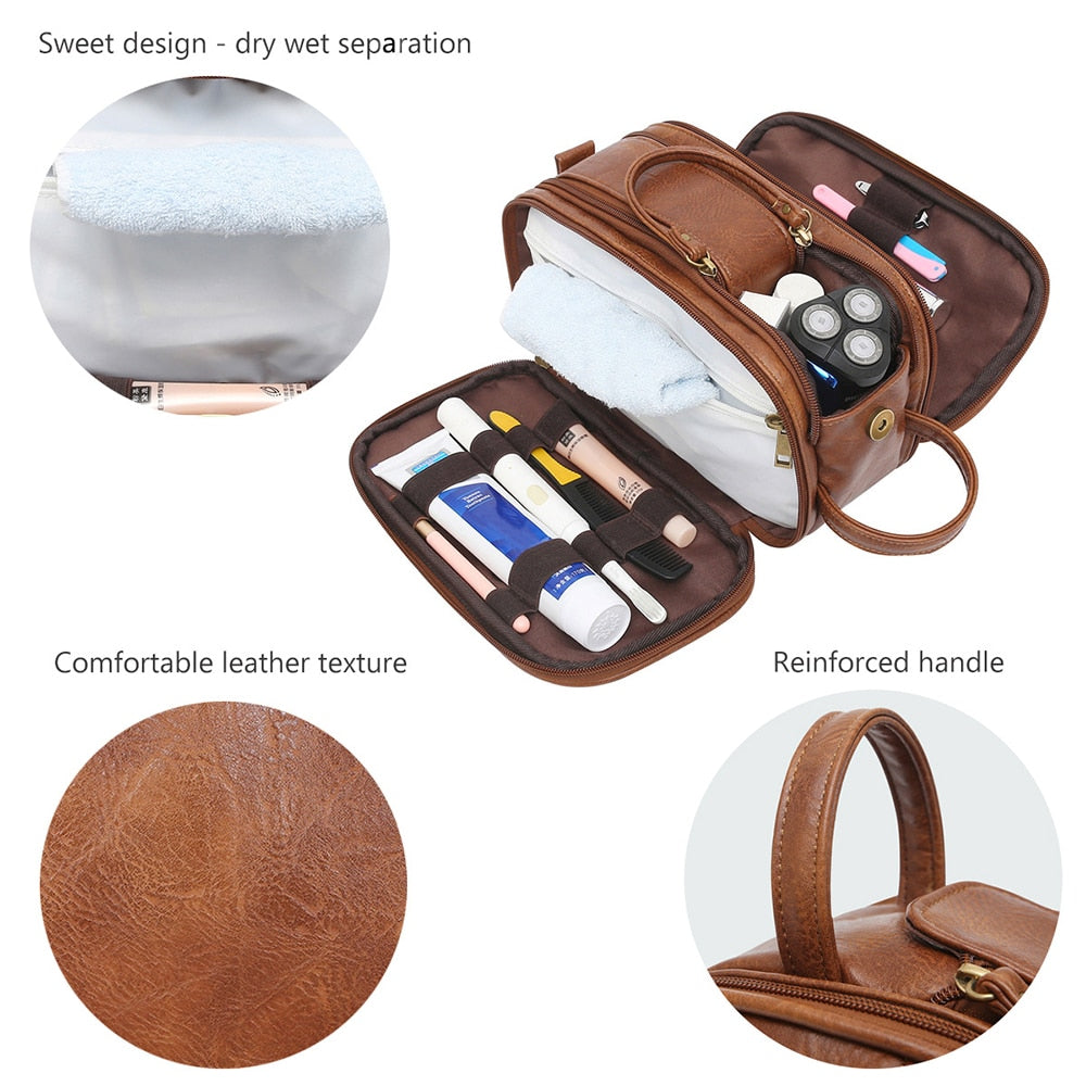 LoungeYard | Mermaid Dream Waterproof Leather Travel Makeup Storage Bag — product view 2