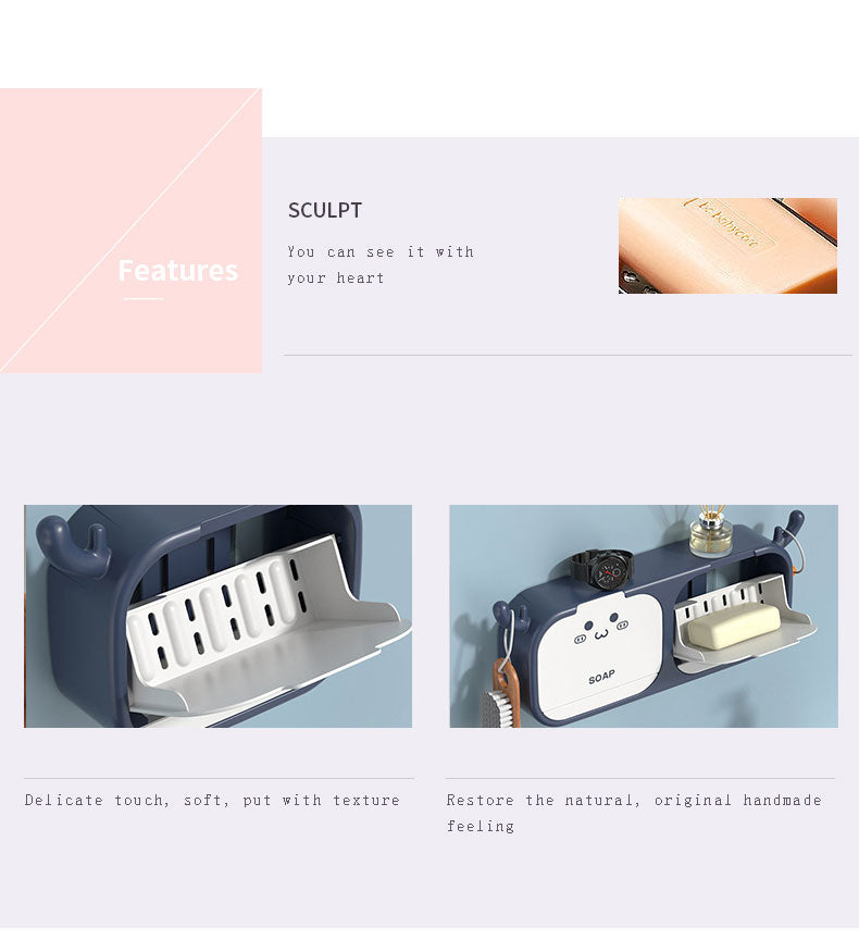 LoungeYard | Cute Deer Bathroom Soap Holder — product view 7