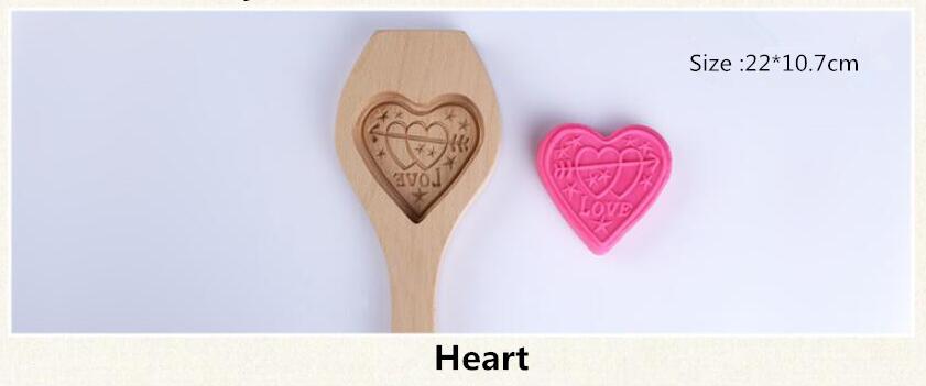LoungeYard | 3D Wooden Baking Decorative Molds — product view 3