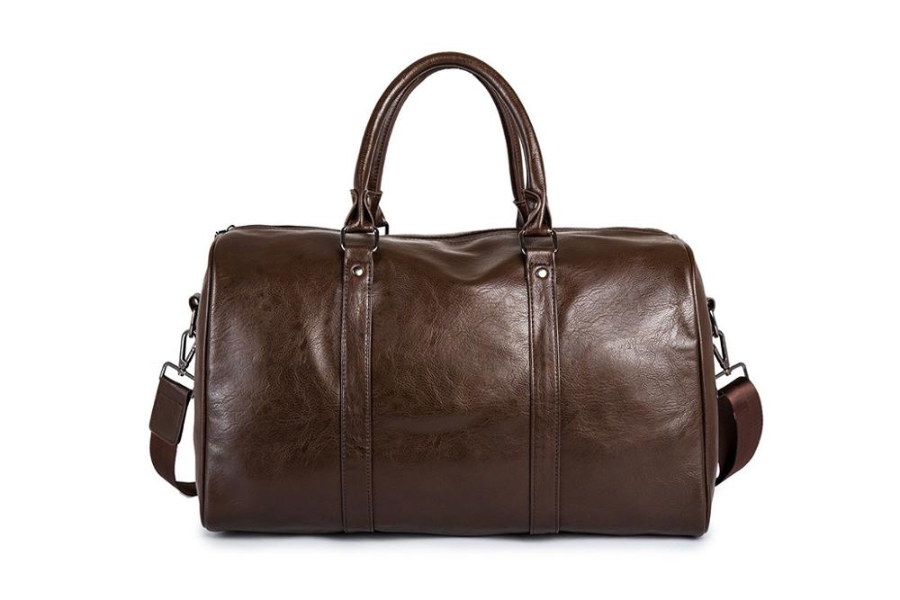 LoungeYard | Stylish Leather Men’s Travel Bag – Perfect for Long and Short Trips — product view 2