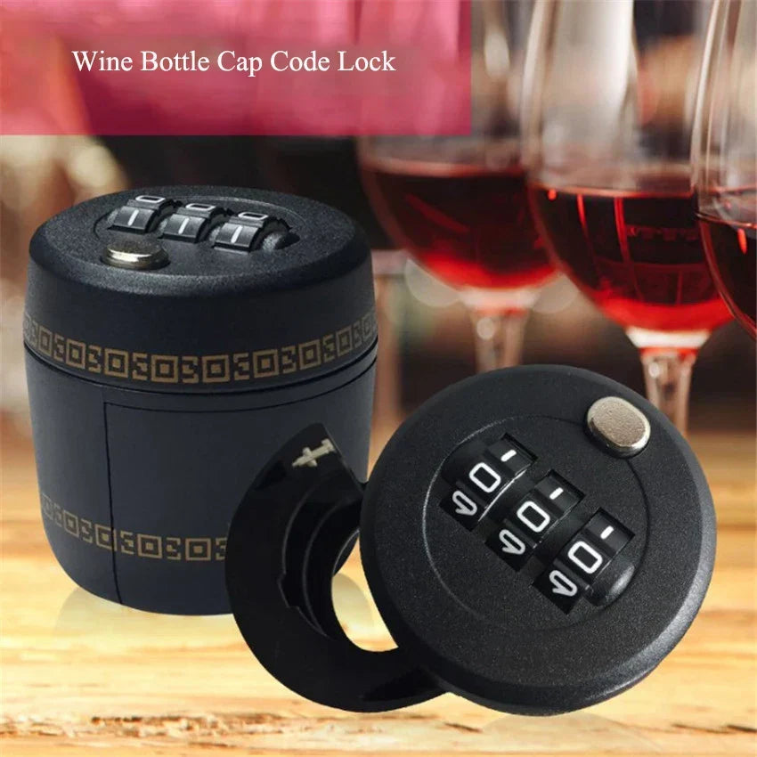 LoungeYard | Drink Safe Reusable Childproof Password Lock Wine Bottle Stopper — product view 5
