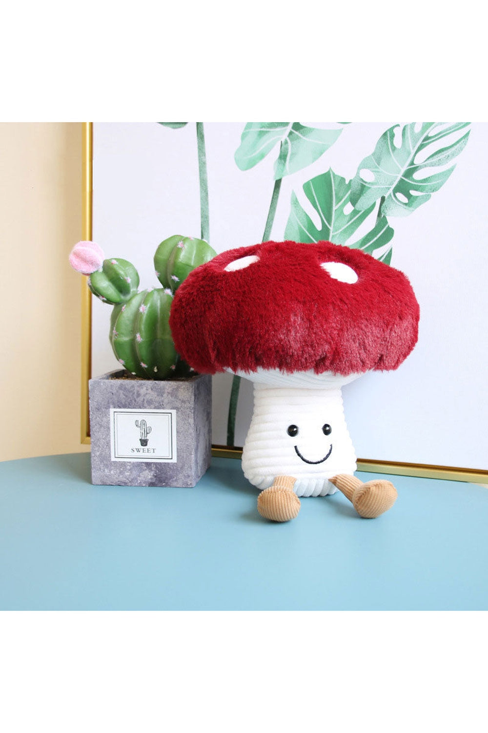Mushroom Friendship Pillow | LoungeYard — product view 3