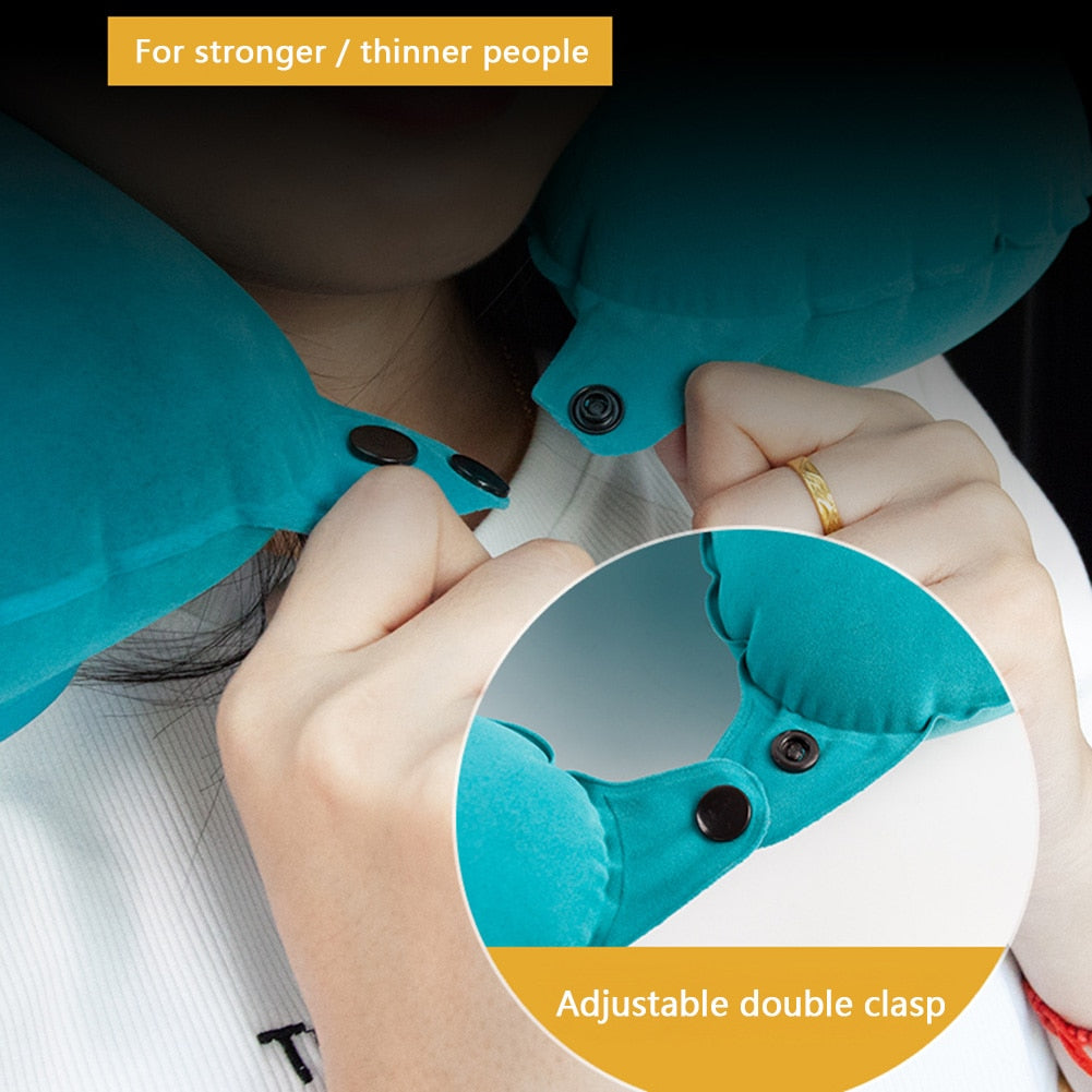 LoungeYard | Air Rest Inflatable Easy Pump Neck Pillow — product view 2