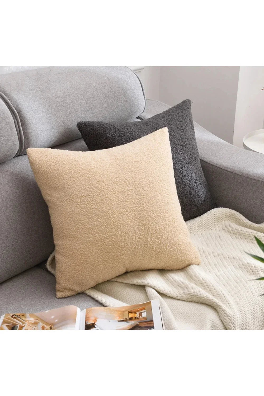 Teddy-Faux-Pillowcase | LoungeYard — product view 4