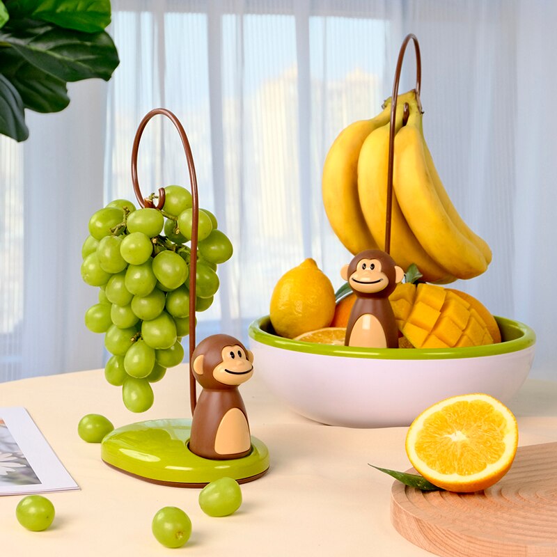 LoungeYard | Monkey Shape Kitchen Banana Hanger Stand — product view 4