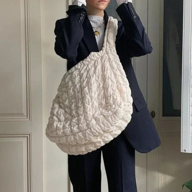 LoungeYard | Cross Quilt X-Large Shoulder Bag — product view 7