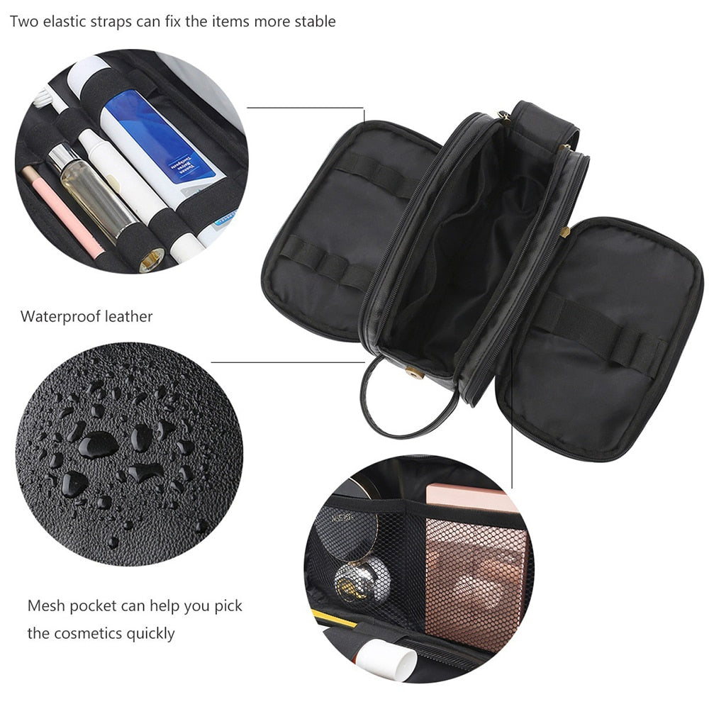 LoungeYard | Mermaid Dream Waterproof Leather Travel Makeup Storage Bag — product view 5