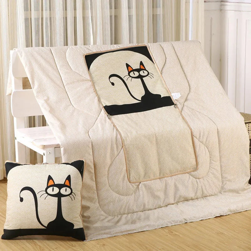 LoungeYard | Cozy Convertible Pillow Quilt Combo Blanket — product view 4