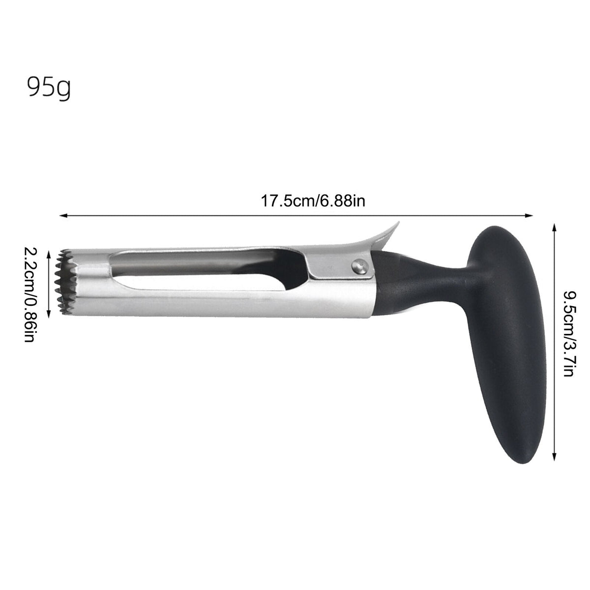LoungeYard | Stainless Steel Apple Seed Remover Tool — product view 6