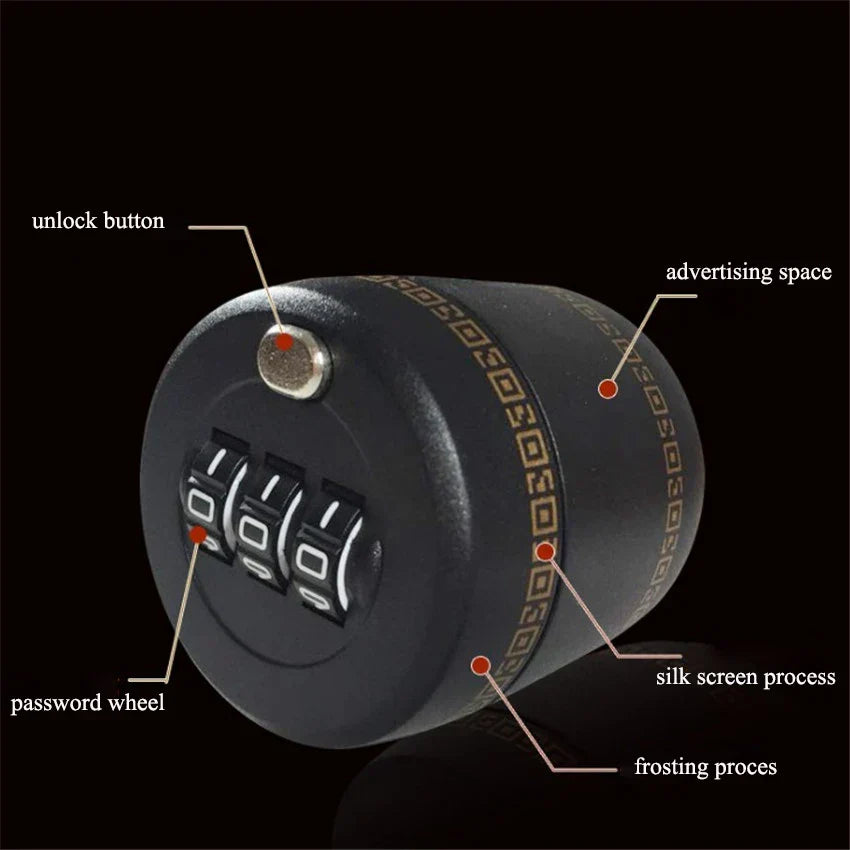 LoungeYard | Drink Safe Reusable Childproof Password Lock Wine Bottle Stopper — product view 6
