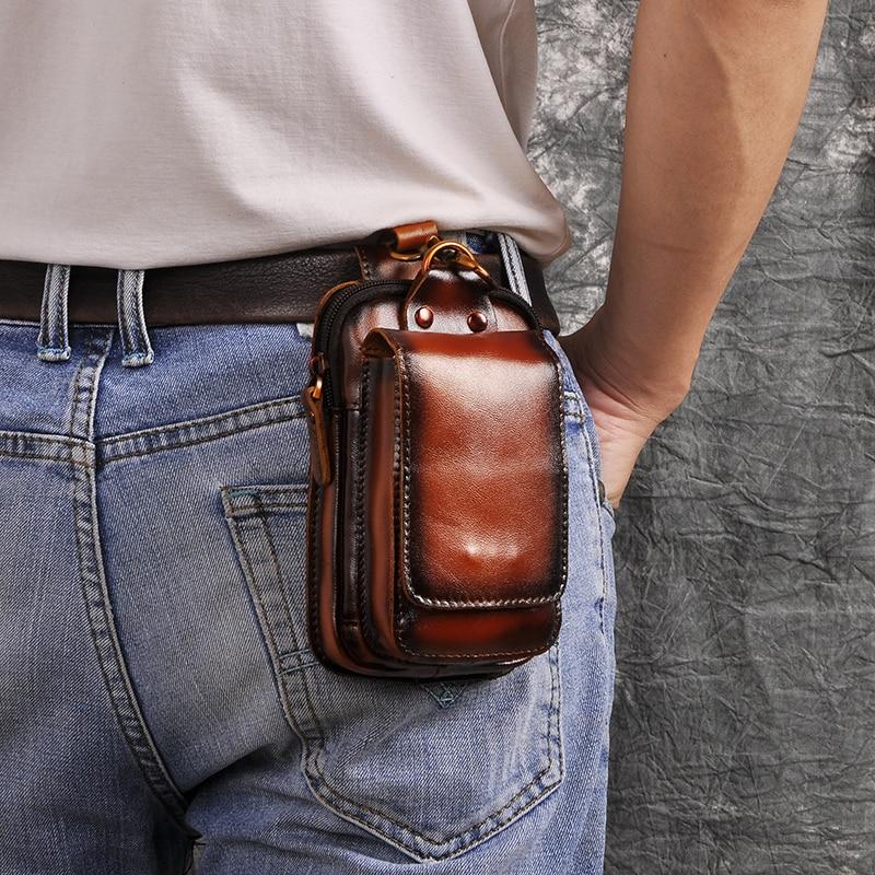 EliteGuard – Luxury Leather Hip Bag for Men LoungeYard — product view 7