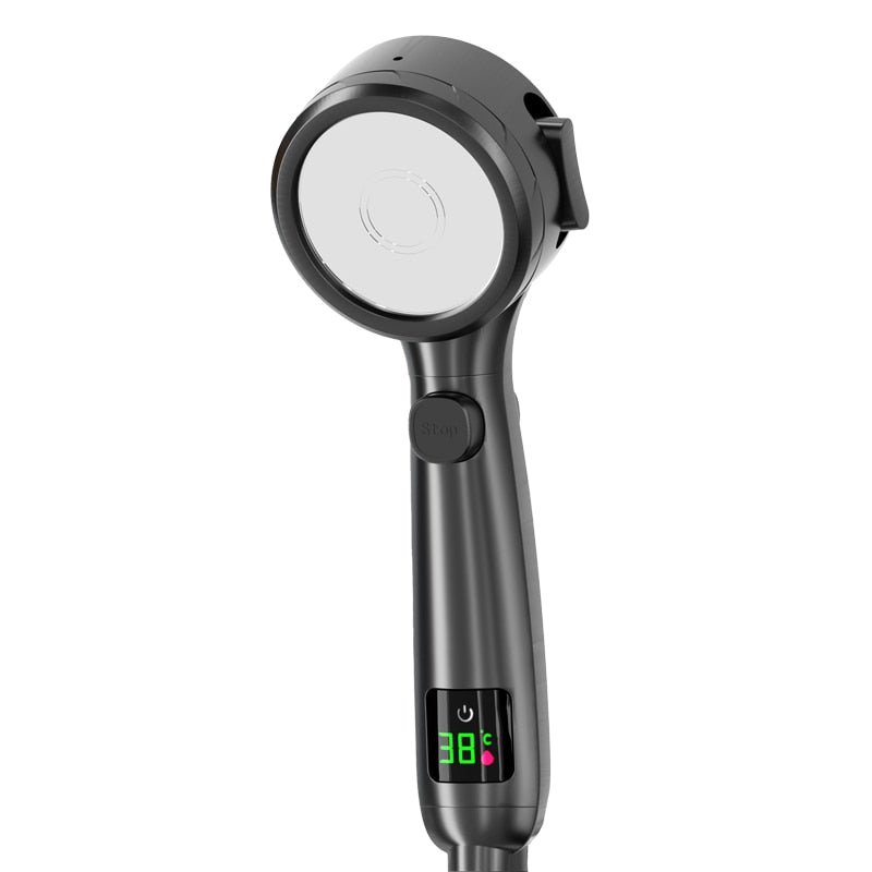 LoungeYard | Temperature Display High Pressure Shower Head — product view 1