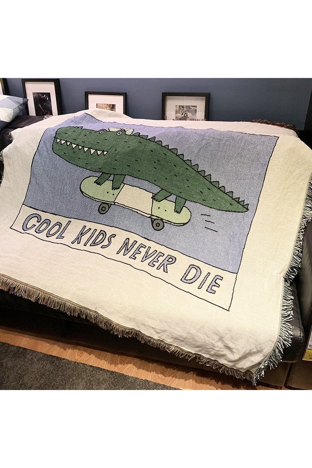 Crocodile Fun Blanket | LoungeYard — product view 5