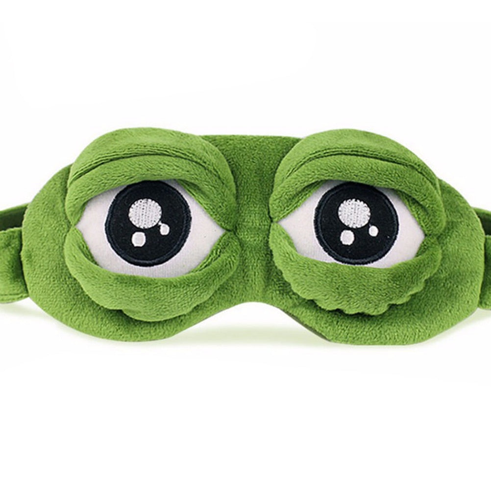 LoungeYard | 3D Sleepy Frog Sleeping Mask — product view 1