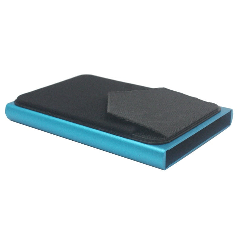 LoungeYard | Pop-Out Aluminum RFID Blocking Wallet with Quick Access Slider — product view 2