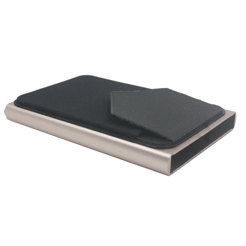 LoungeYard | Pop-Out Aluminum RFID Blocking Wallet with Quick Access Slider — product view 6