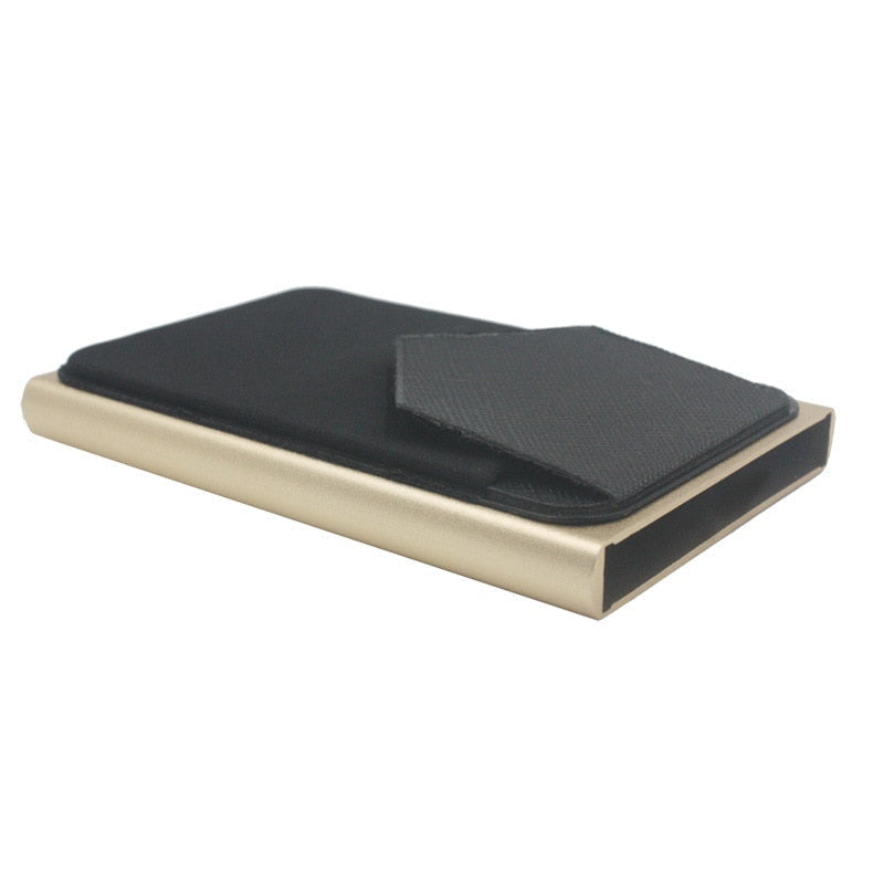 LoungeYard | Pop-Out Aluminum RFID Blocking Wallet with Quick Access Slider — product view 3