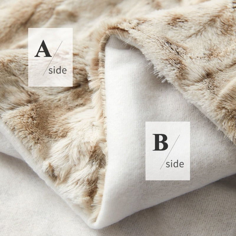 LoungeYard | SOFT LEO PATTERN BLANKET — product view 3