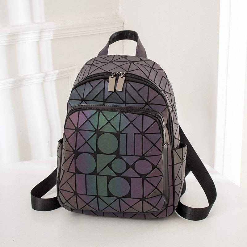 LoungeYard | Rainbow Rise Luminous Holographic Backpack — product view 1