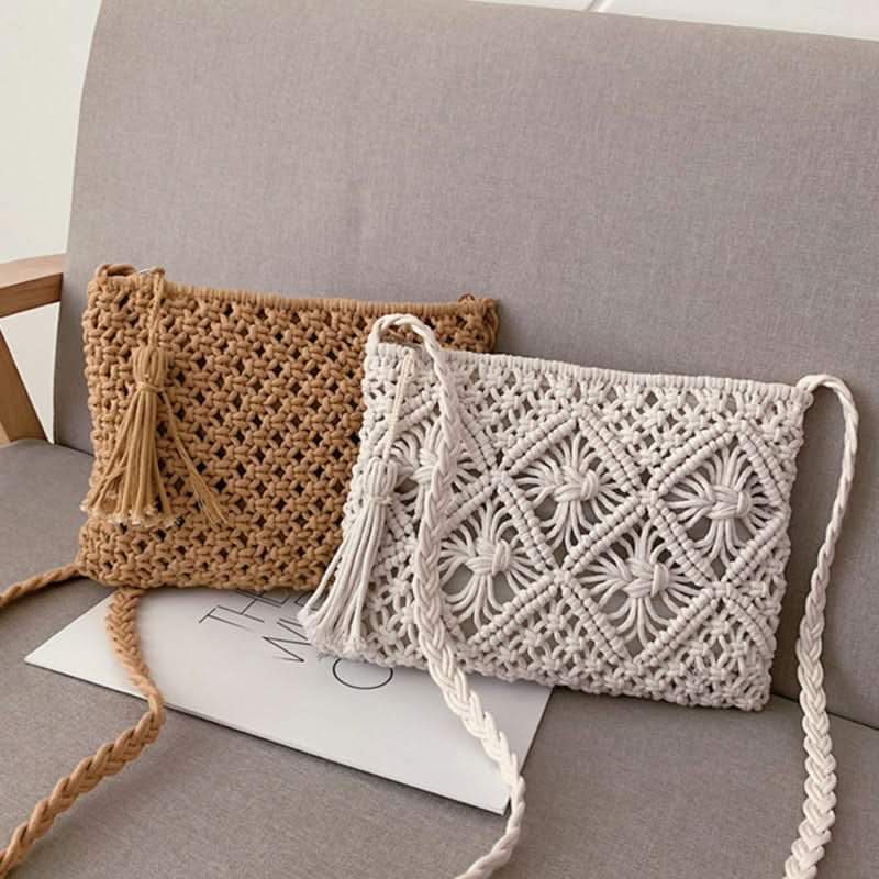 LoungeYard | Woven Shoulder Bag for Women – Summer Boho Style — product view 3