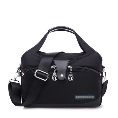 Water-Resistant Nylon Crossbody Bag with Zipper Closure — product view 1