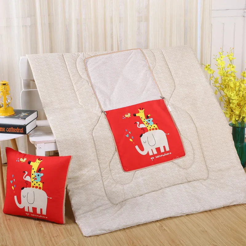 LoungeYard | Cozy Convertible Pillow Quilt Combo Blanket — product view 3