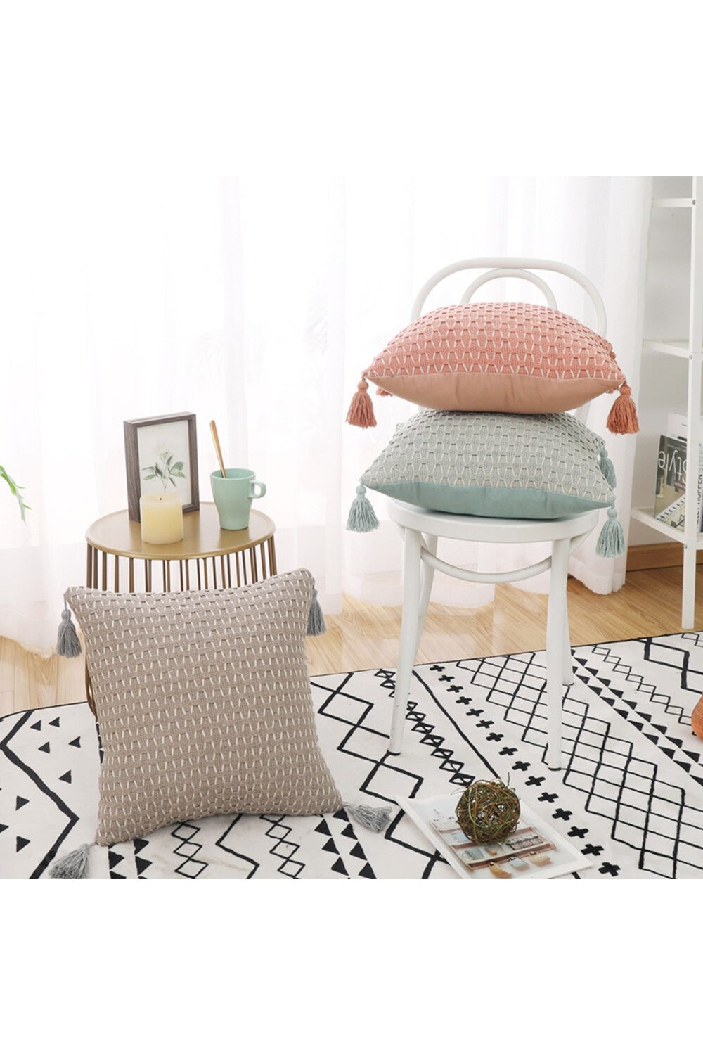 Fringe Pillowcase | LoungeYard — product view 2