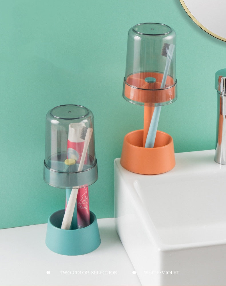 LoungeYard | Creative Anti-Dust Protective Toothbrush Holder — product view 3