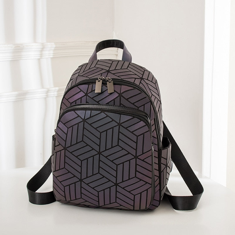 LoungeYard | Rainbow Rise Luminous Holographic Backpack — product view 6