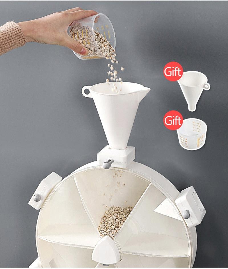 LoungeYard | Whirling Box - Rotating Food Grain Storage Container — product view 5