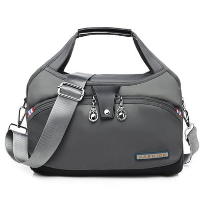 Water-Resistant Nylon Crossbody Bag with Zipper Closure — product view 4