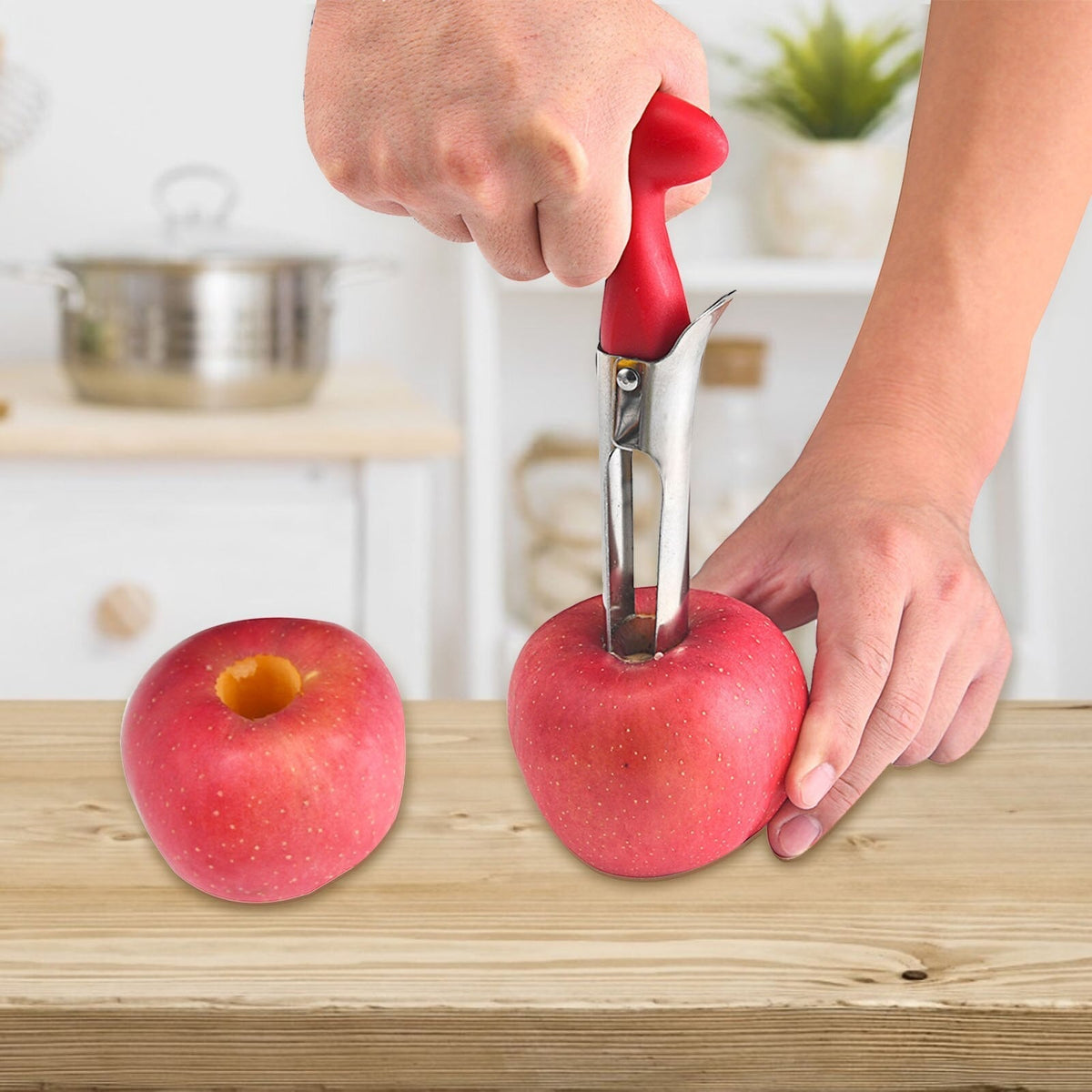 LoungeYard | Stainless Steel Apple Seed Remover Tool — product view 2