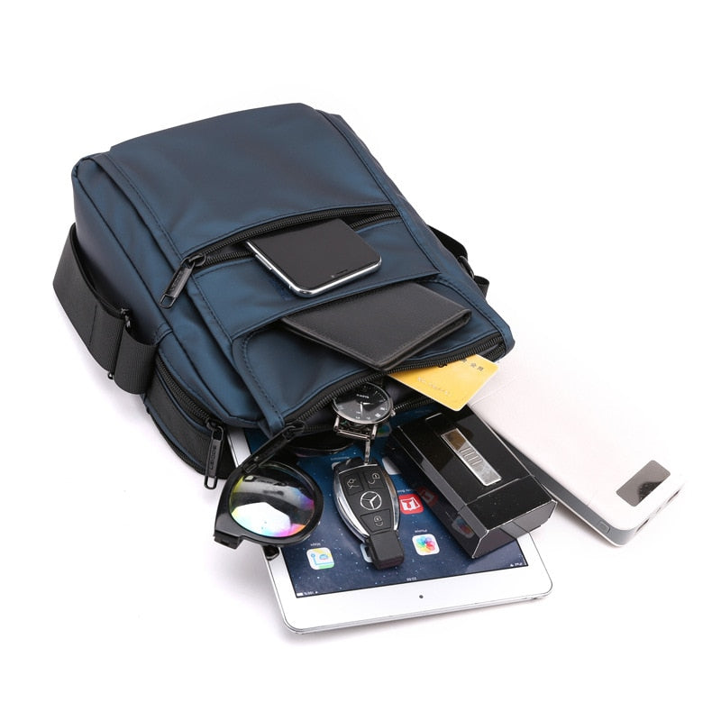 LoungeYard | Travel Smart Multi-Layer Shoulder Messenger Bag — product view 3