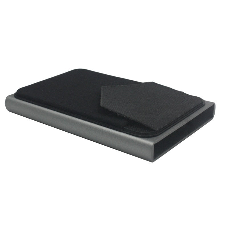 LoungeYard | Pop-Out Aluminum RFID Blocking Wallet with Quick Access Slider — product view 4